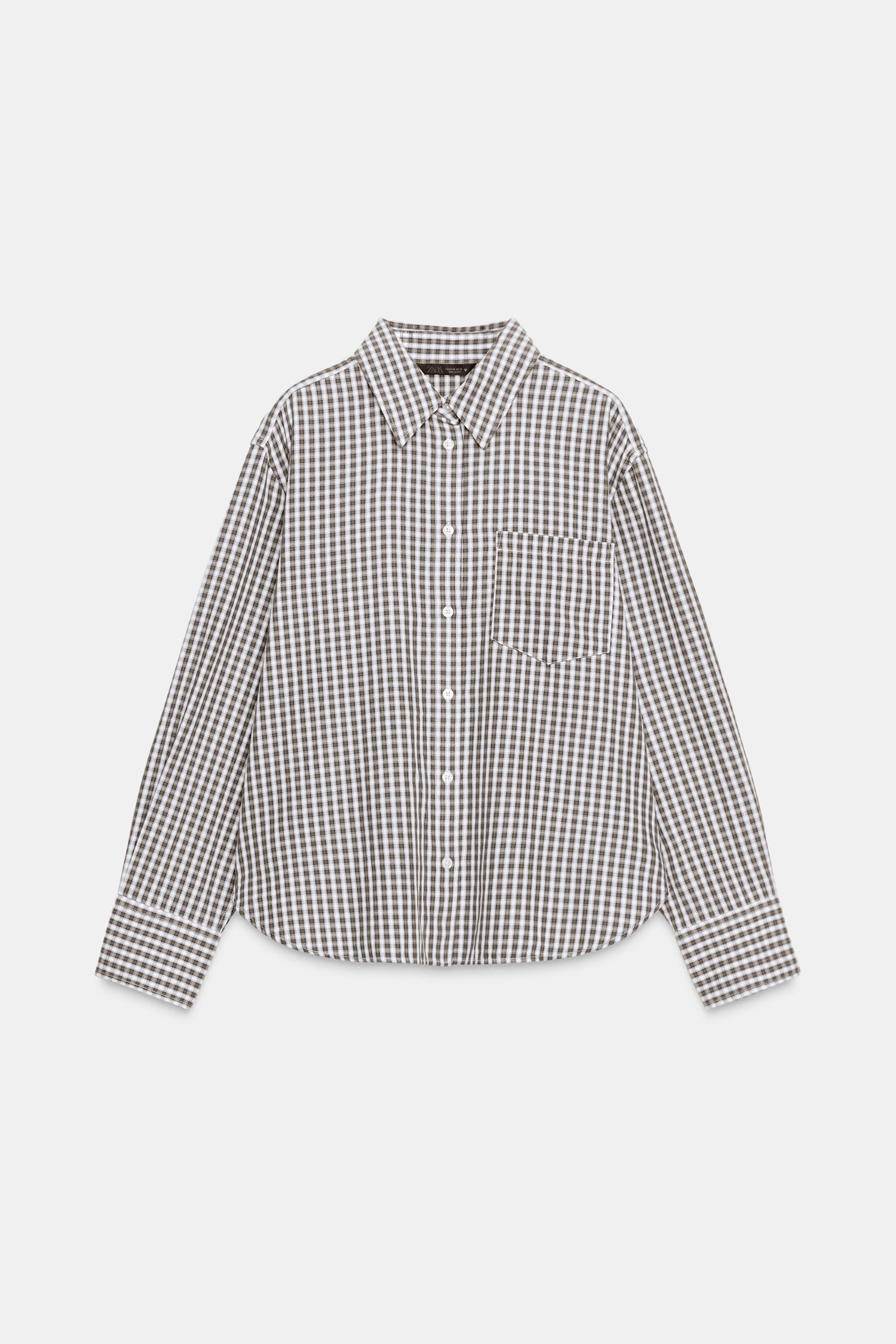 CHEMISE OXFORD À CARREAUX